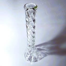 16" Irid Twisted Neck Bong