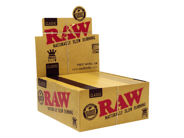 Raw Classic King Size Wide Papers 33ct