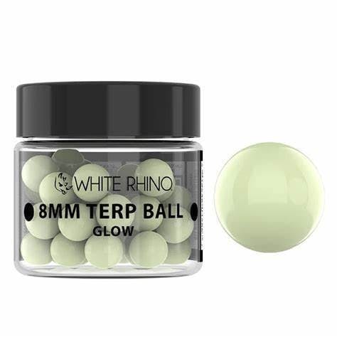White Rhino 8mm Terp Balls Glow