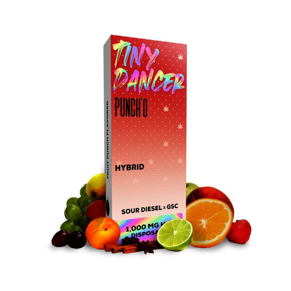 Tiny Dancer Delta 8 Or HHC Disposable Vape Pen 1g