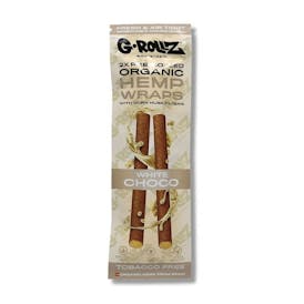 G Rollz Organic Hemp Wraps White Choco 2ct