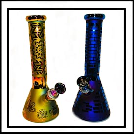 10" Rainbow Rose Beaker WP Bong