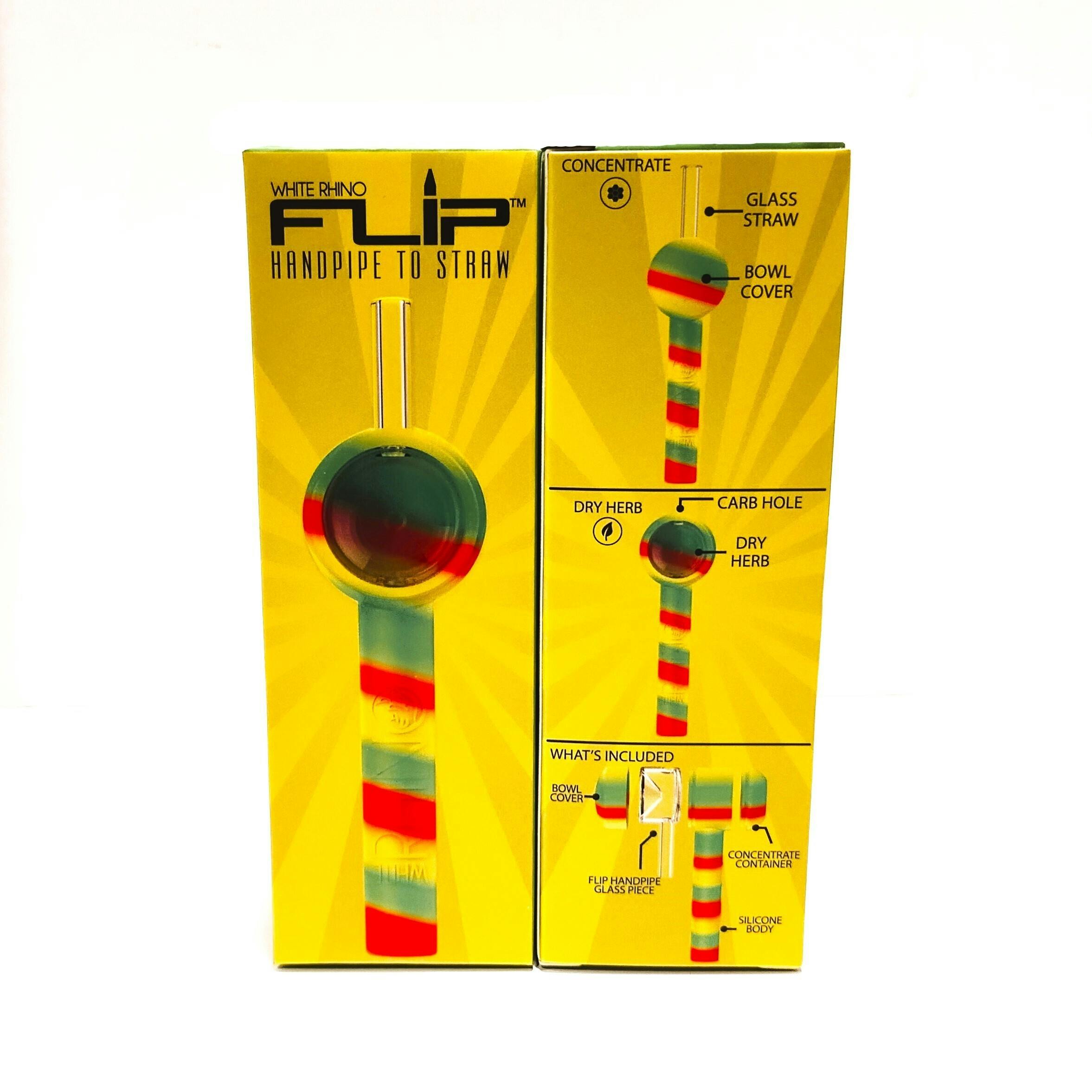 White Rhino Flip silicone pipe/nectar collecter