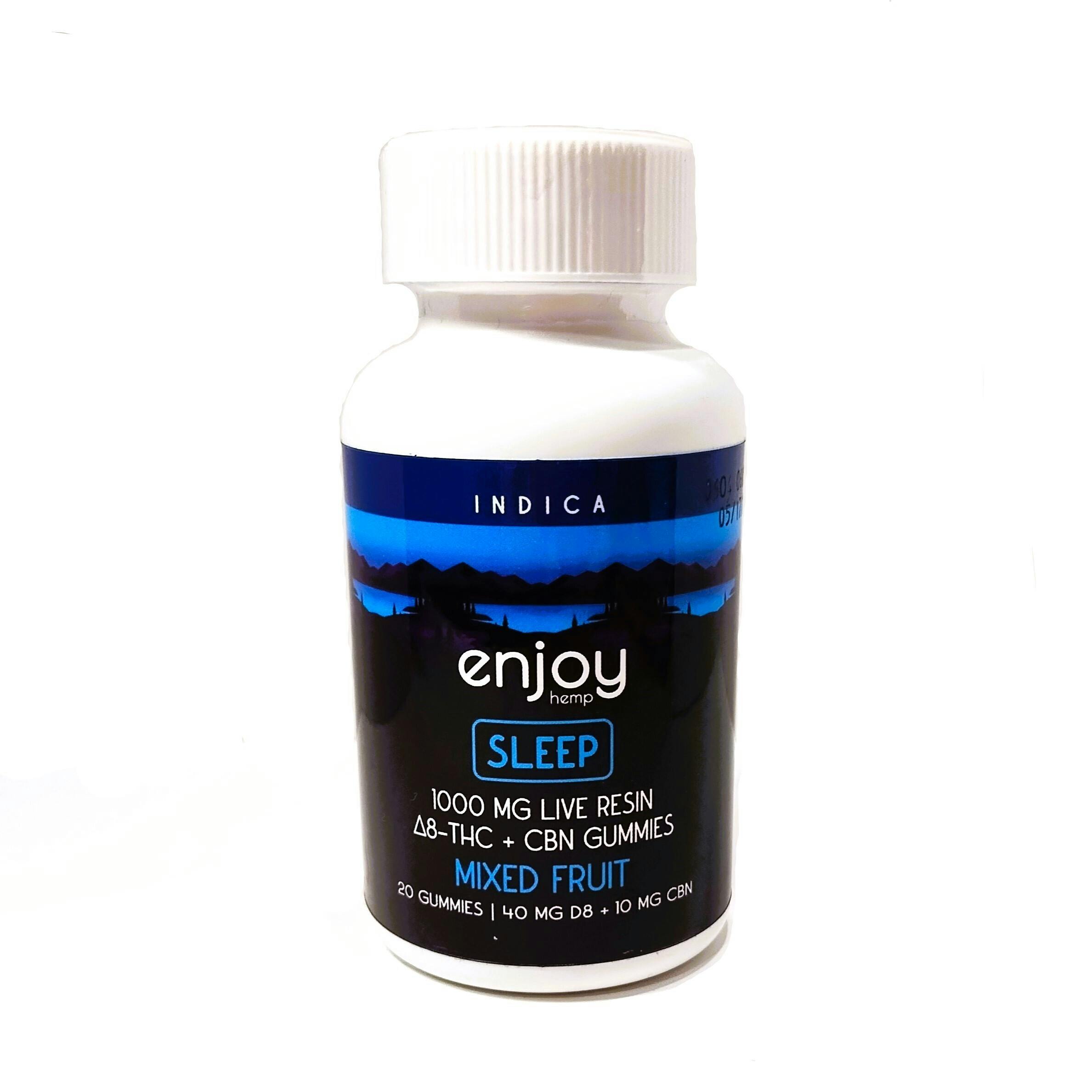 Enjoy Indica Sleep Gummies 1000mg