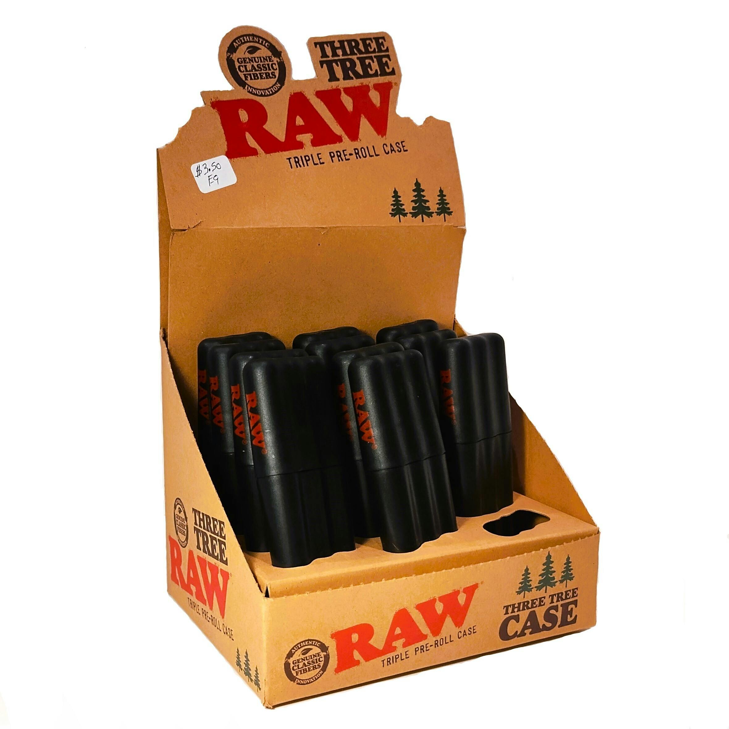 Raw Three Tree Pre Roll Case