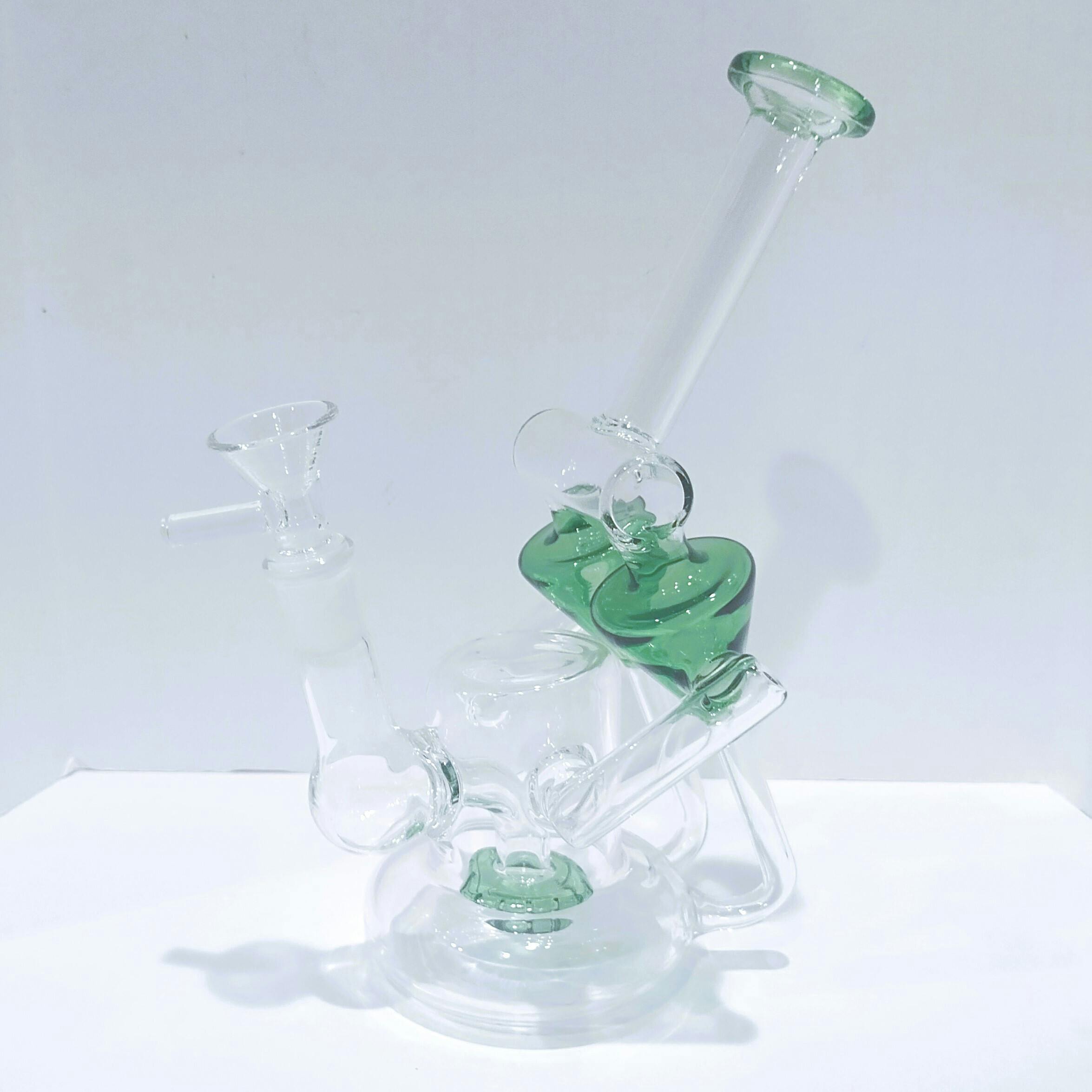 8.5" Bbl Brl Base Duo Recy Bong