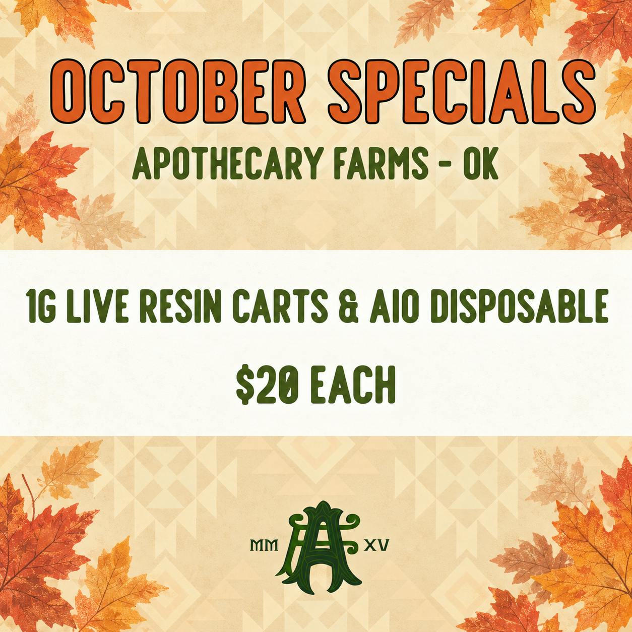 *1G LIVE RESIN CARTS & DISPOSABLES $20!*