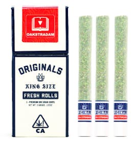 Originals - King Size Pre Roll 3pck - Oaksterdam