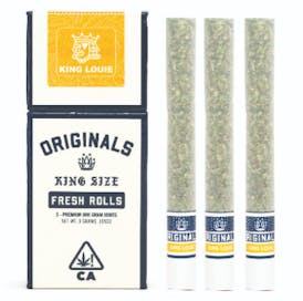 Originals - King Size Pre Roll 3pck - King Louie