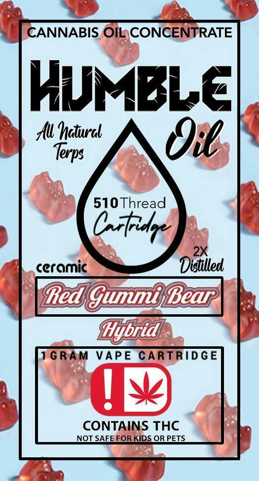 Humble Red Gummi Bear 1g Vape