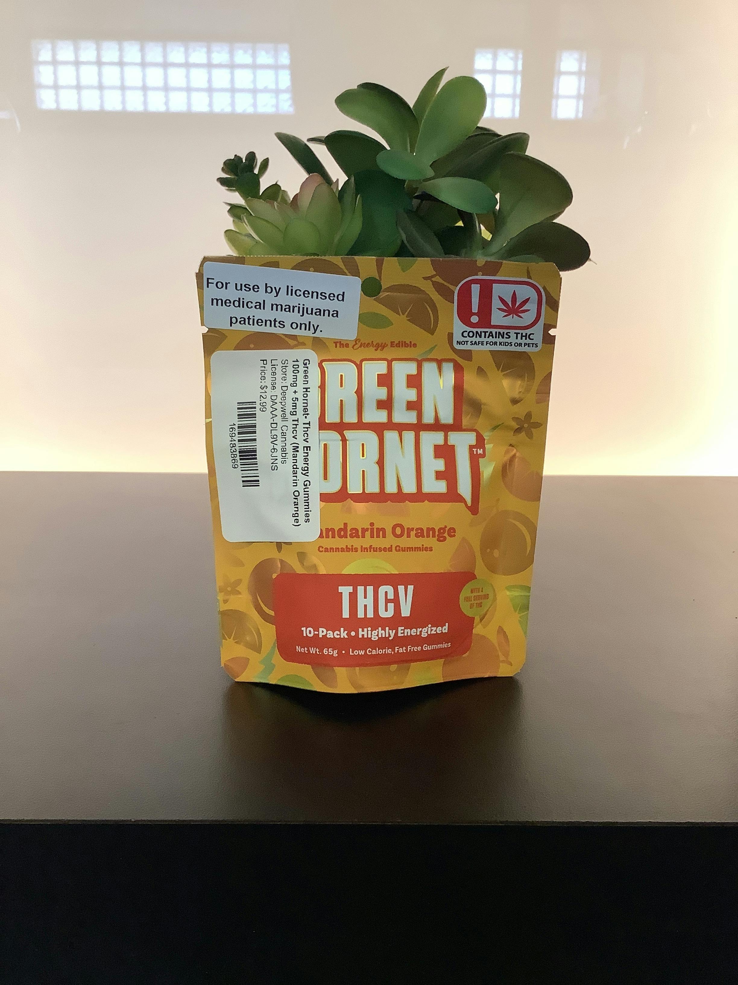 Mandarin Orange THCV Energy Gummies | Gummies | 10pk | 10mg/ea