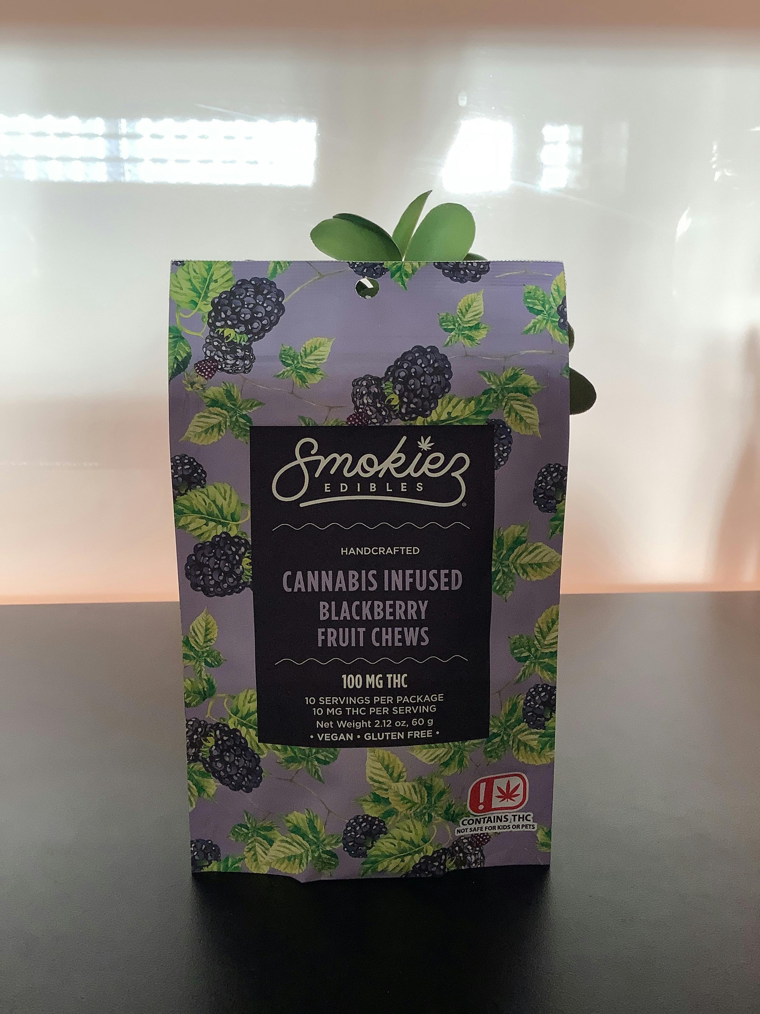 Blackberry Fruit Chews | 100mg | 10ct | 100mg/ea