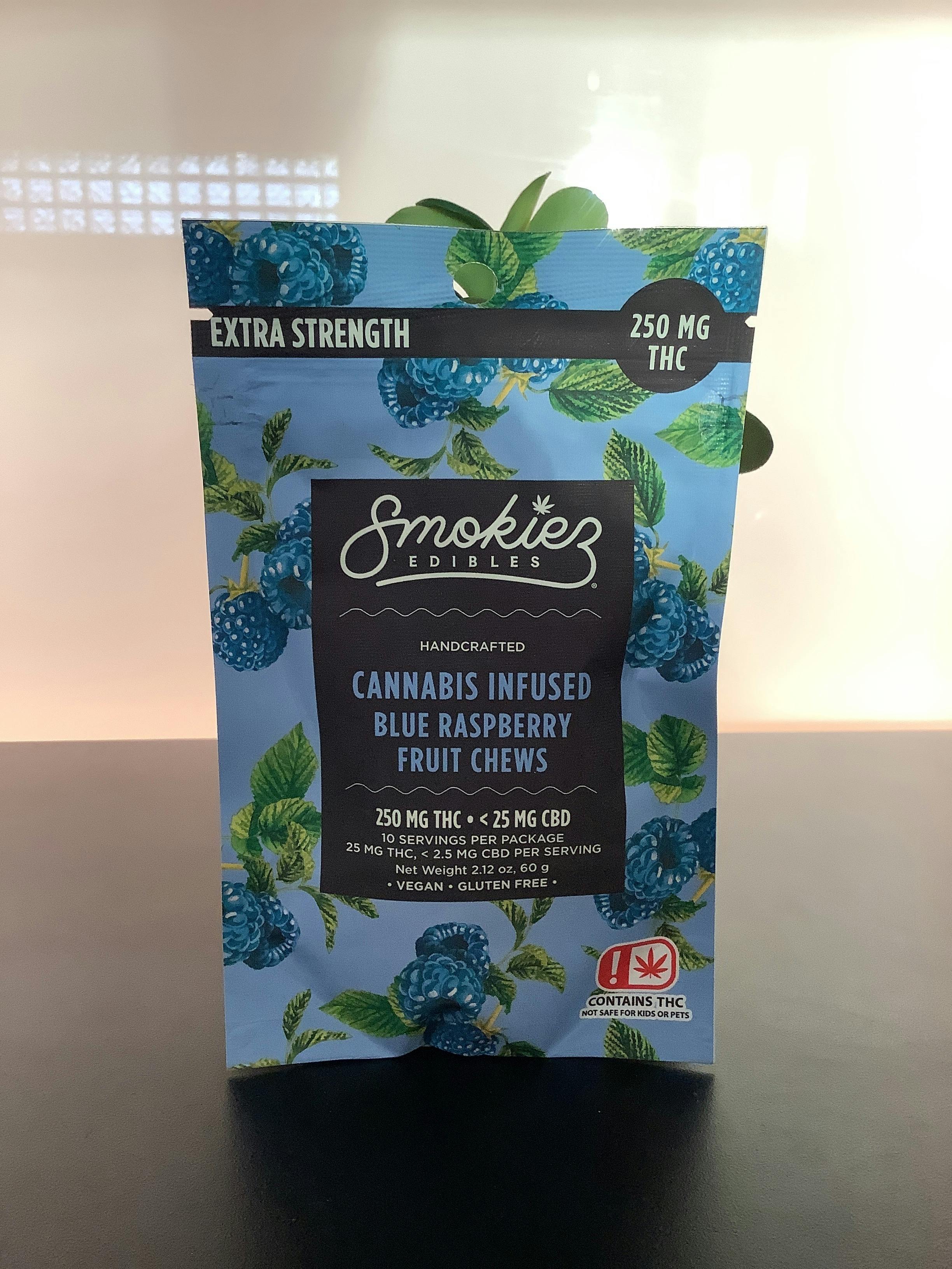 Blue Raspberry Gummies | 250mg | 10ct | 25mg/ea