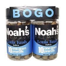 NOAH'S PREMIUM BOGO | INDICA | 1G PRE-ROLLS | 20PK