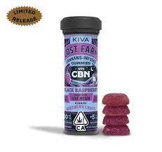 Black Raspberry'Northern Lights’10:5THC:CBN Gummies| 100mg | 10ct | 10mg/ea