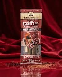 KING PALM | THE GAME RED VELVET | TERPENE INFUSED HEMP TUBE | 2PK