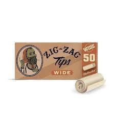 ZIG ZAG | UNBLEACHED WIDE TIPS | 50PK