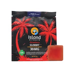 Island Extracts Strawberry Gummy 30mg