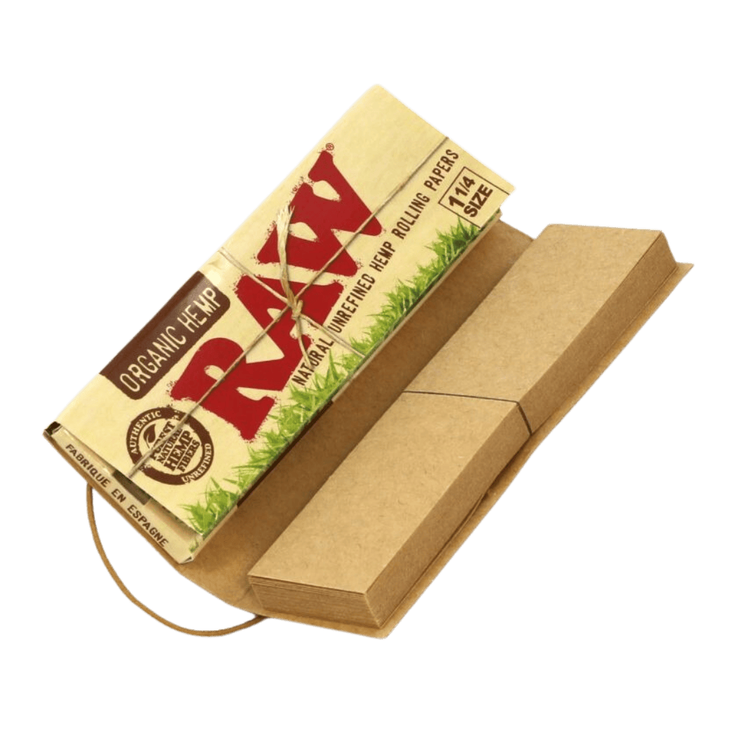 RAW HEMP PAPERS 1 1/4 WITH TIPS