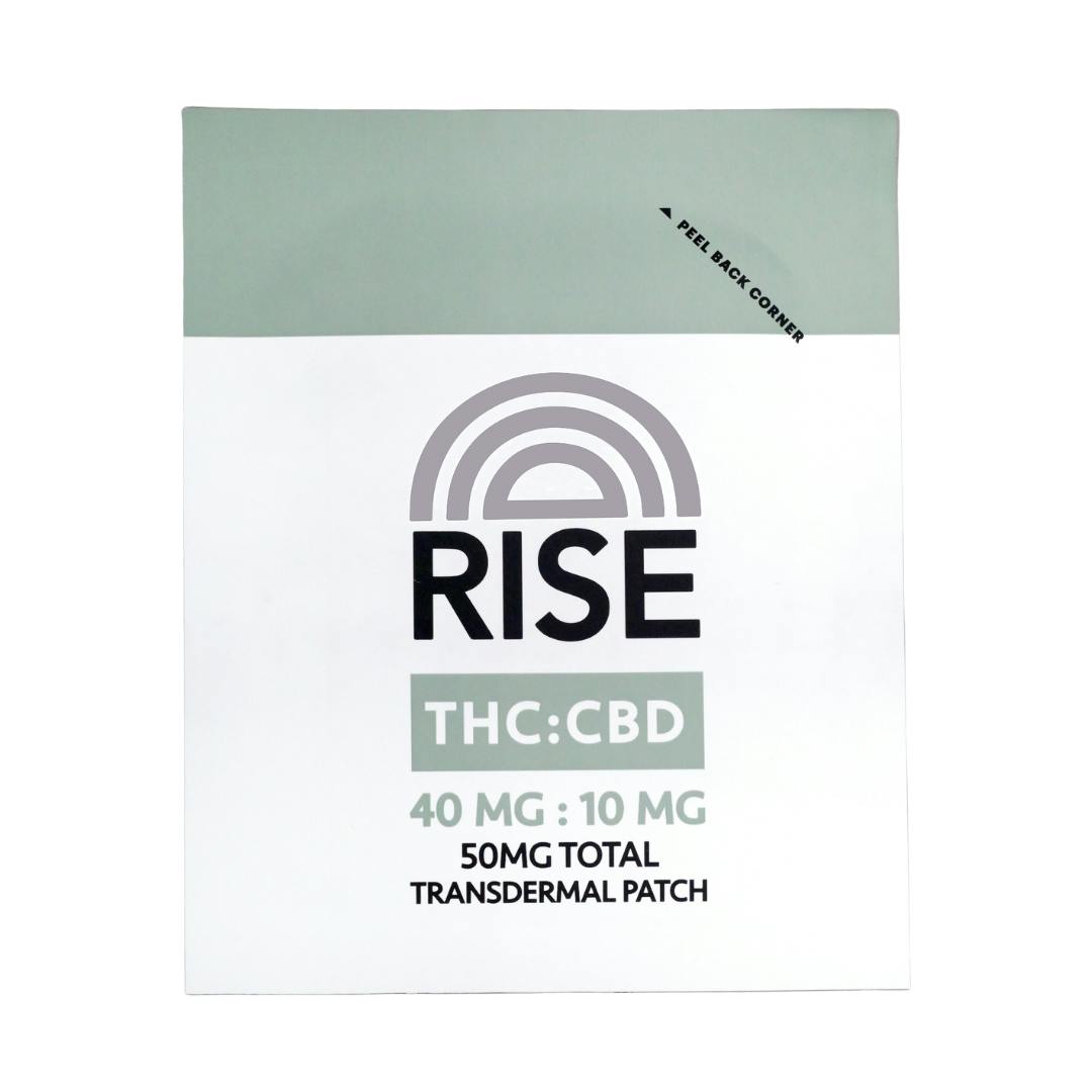 RISE - Transdermal Patch – THC:CBD - 40mg:10mg
