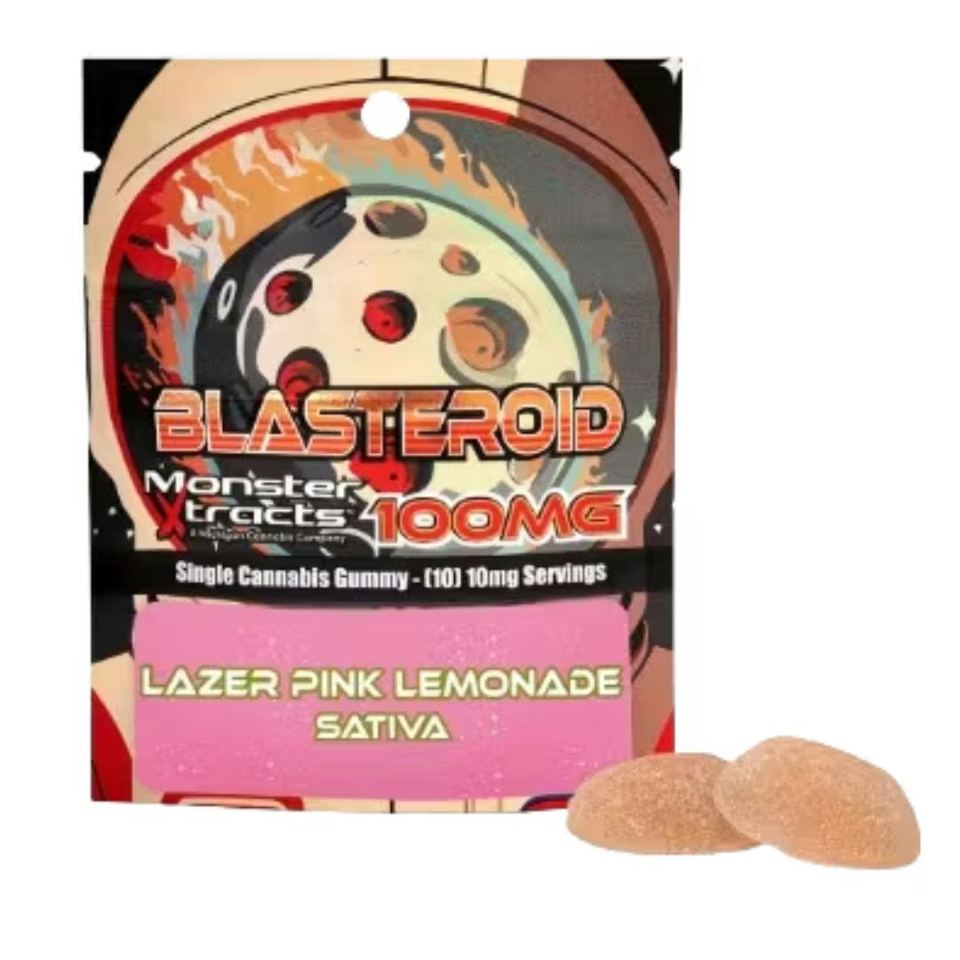 Pink Lemonade (10x10mg) Gummies at High Society Weed Dispensary Big Rapids