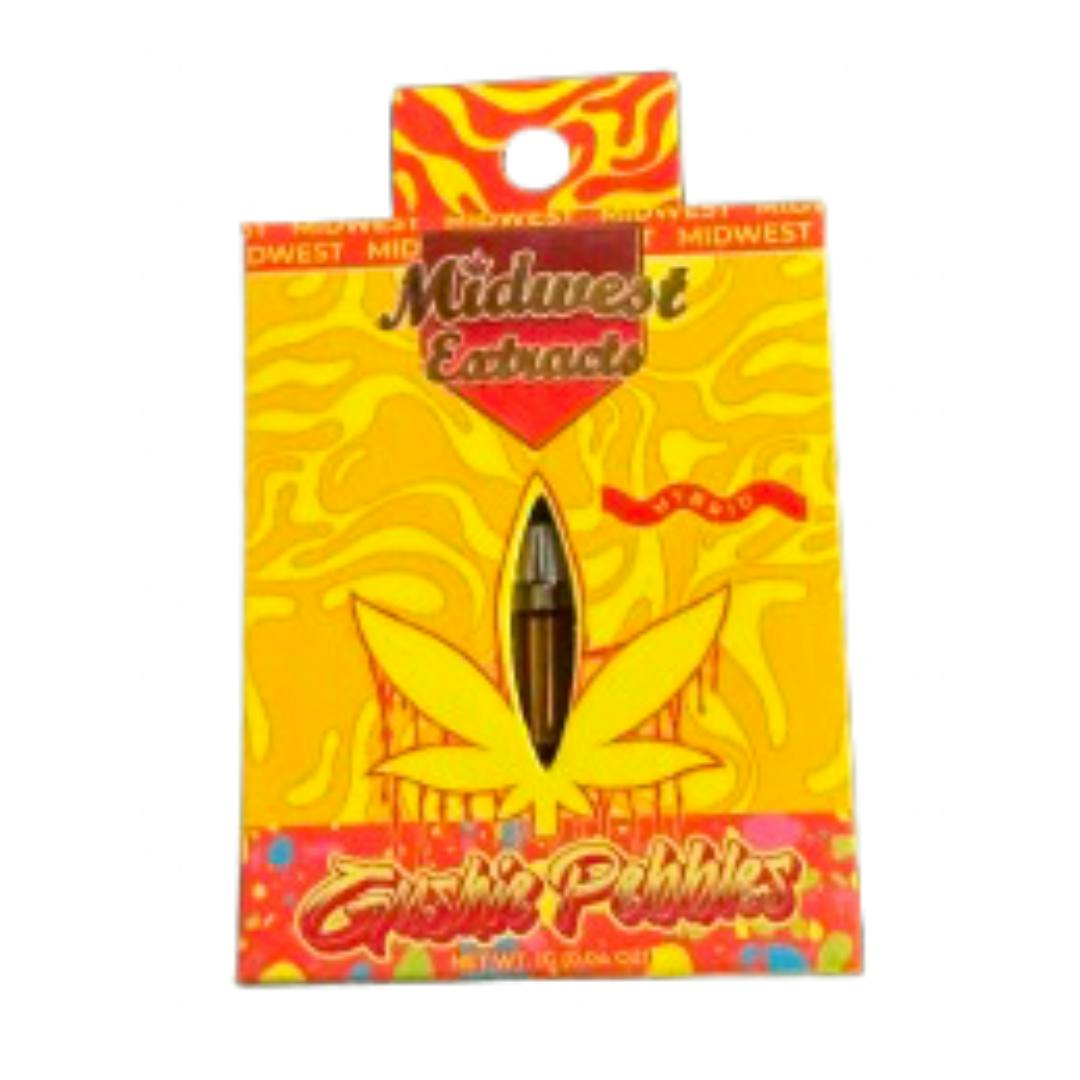 Midwest Extracts | Gushie Pebbles | Cartridge | 1g by Midwest Extracts