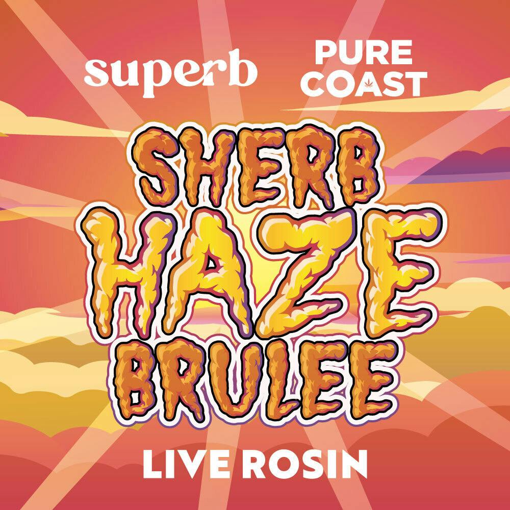 Superb - 3.5g Rosin - Sherb Haze Brulee