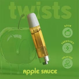 Oil- Twist Distillate Cartridge Apple Sauce (S) 1000mg