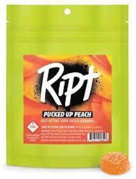Ript- Pucked Up Peach Gummies 100mg