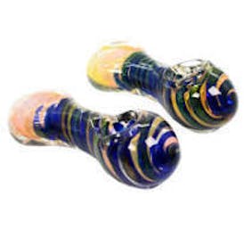 5.5" Swirled Glass Pipe