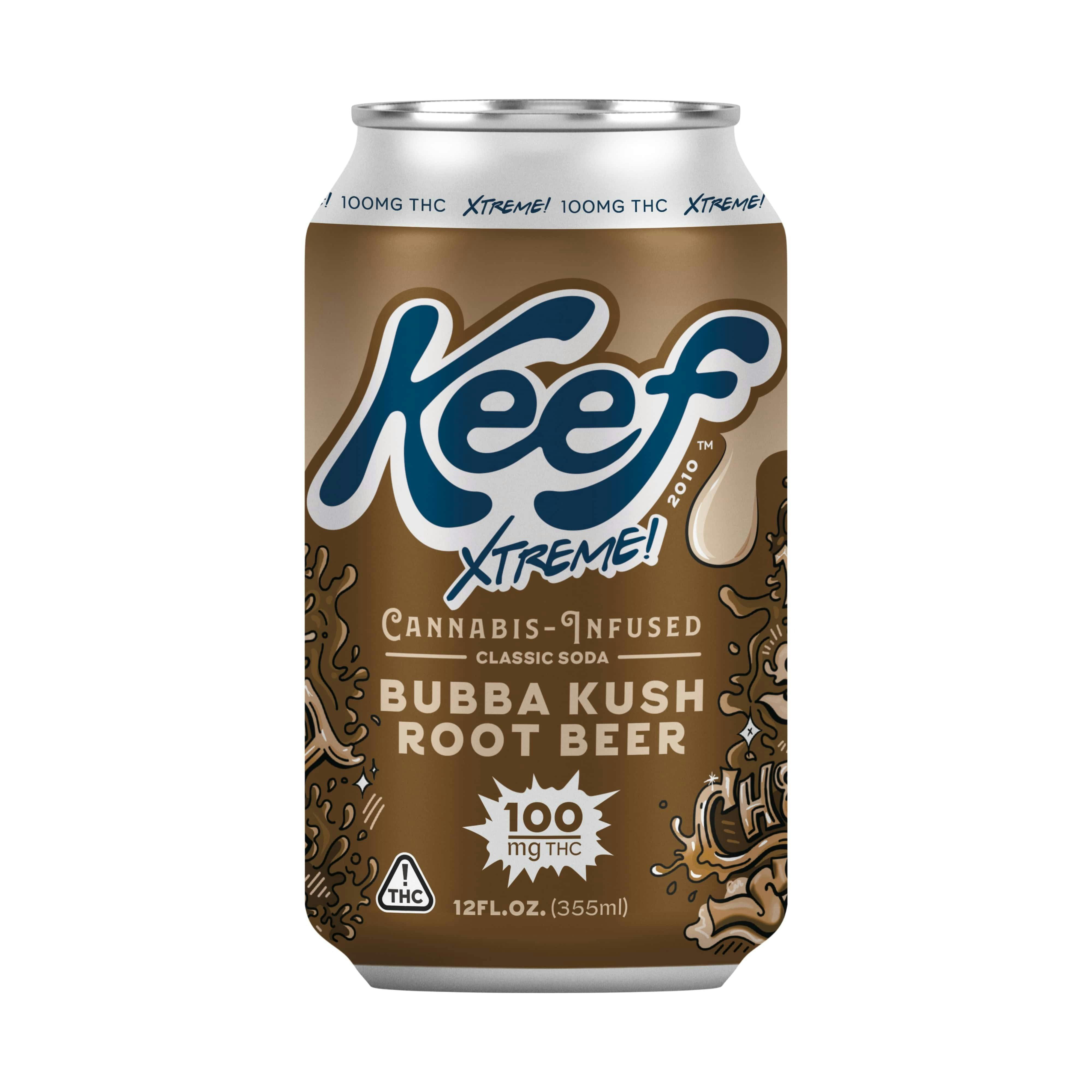 Keef- Bubba Kush Root Beer Xtreme 100mg at Wild Wild Weed