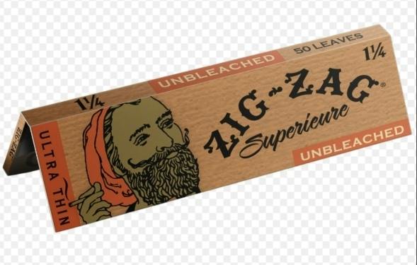 Zig Zag Unbleached Rolling Papers 1-1/4