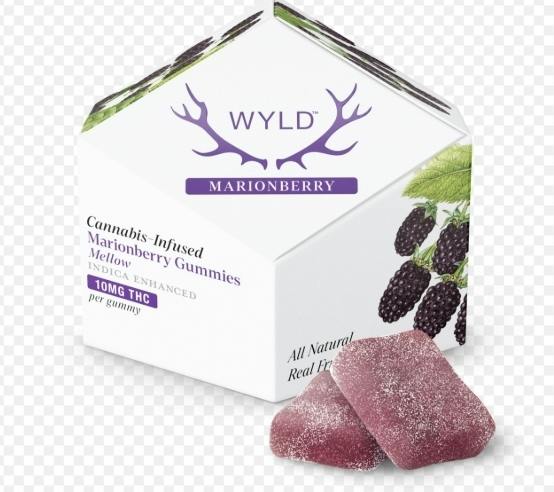 Marionberry Indica Enhanced Gummies | 100mg | 10ct | 10mg/ea