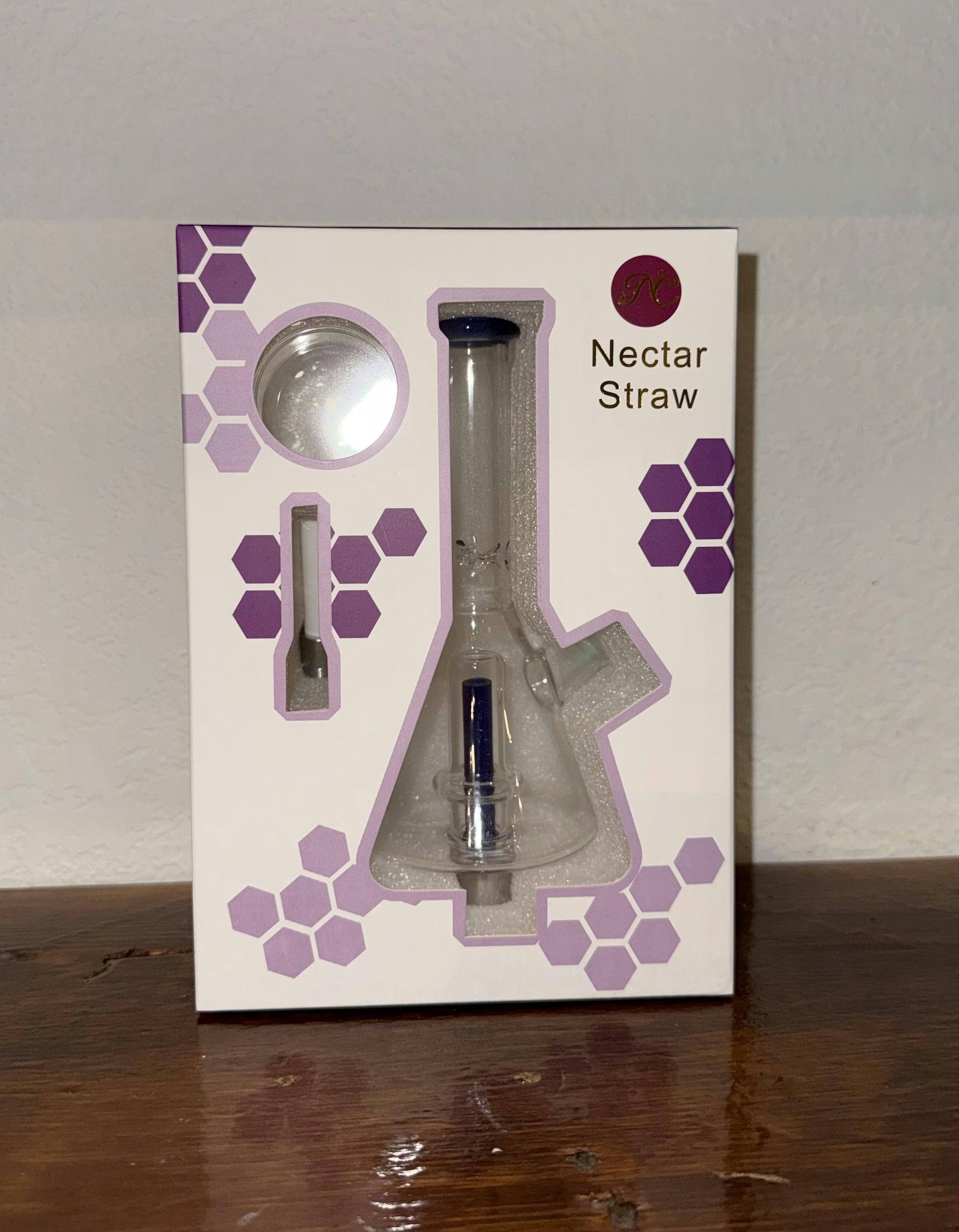 6.5" Beaker Dab Straw Kit w/ Ceramic Tip
