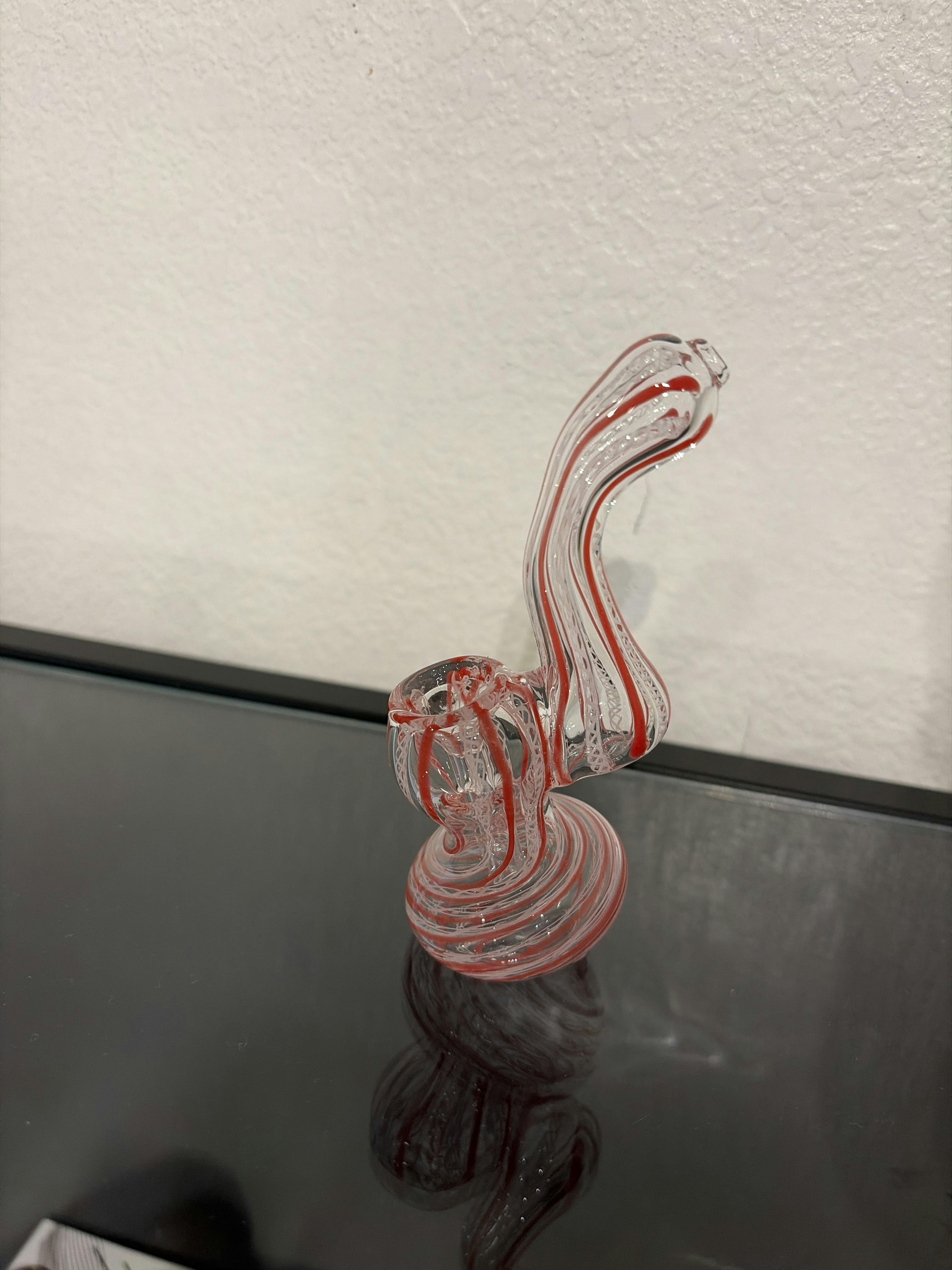 Red Spiral Sherlock Bubbler