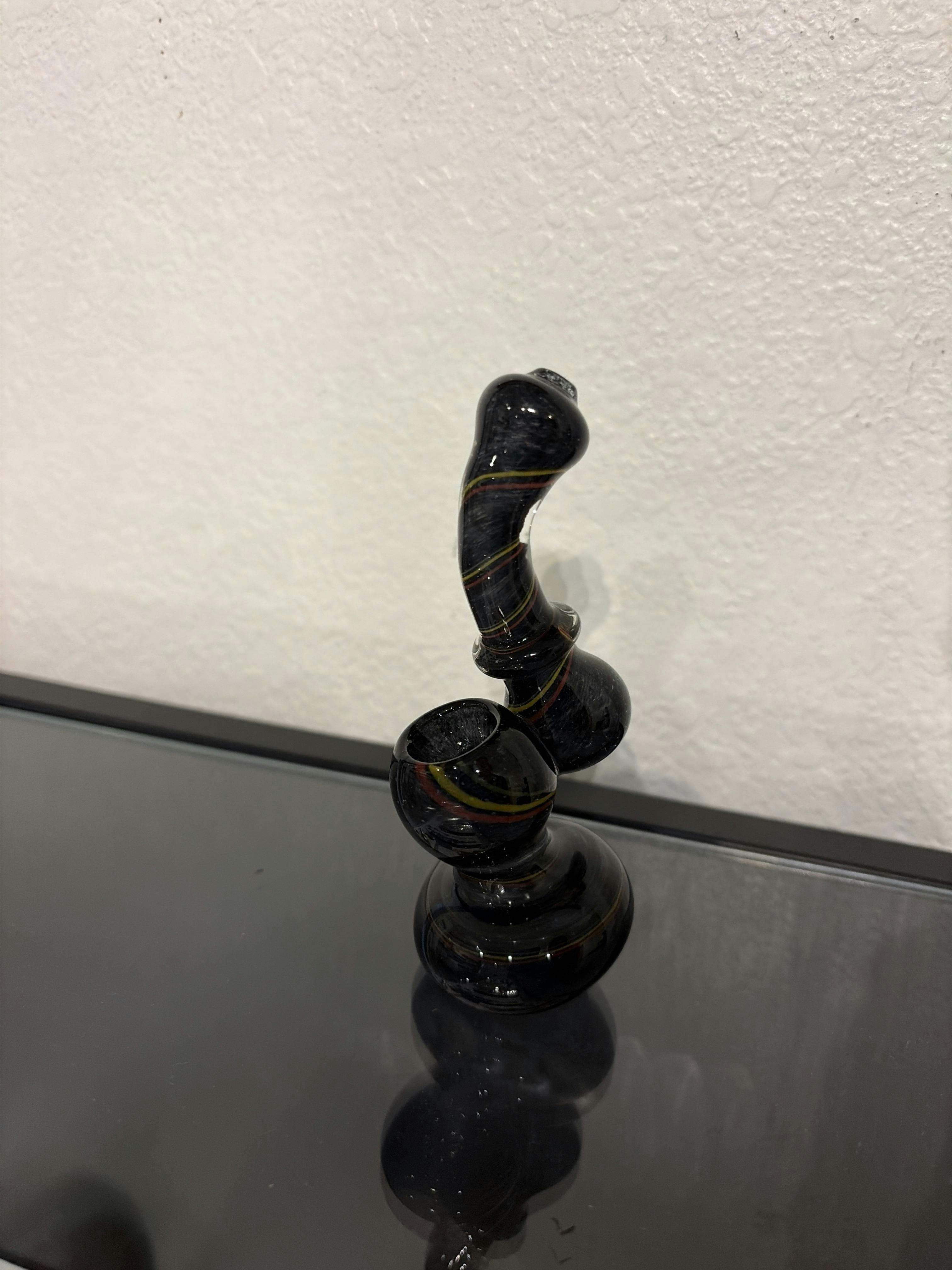 Black Spiral Sherlock Bubbler