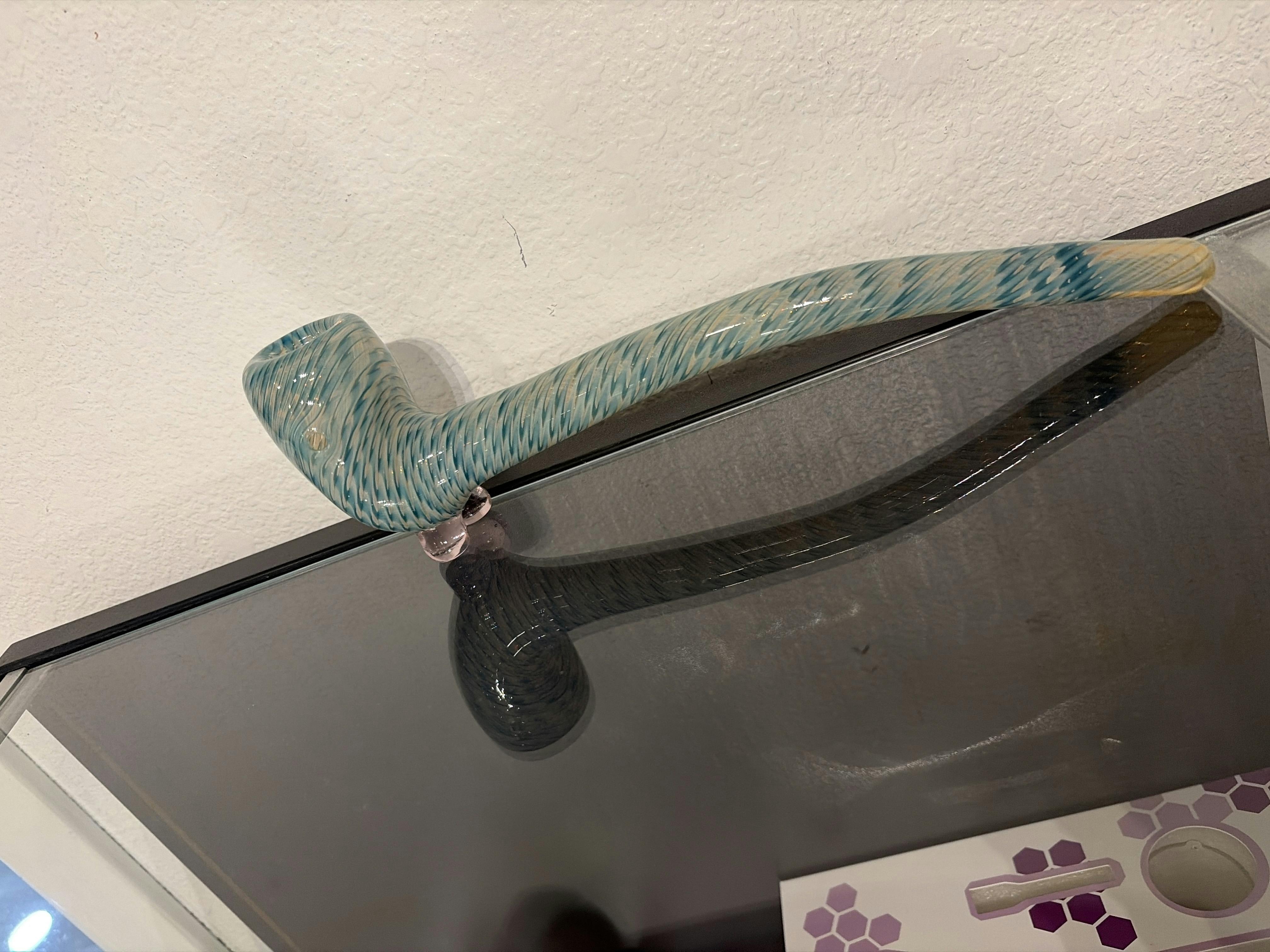 Spiral Glass Gandalf Pipe