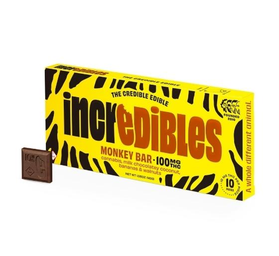I- Monkey Bar Milk Chocolatey Coconut, Sweet Bananas, & Walnuts (H) 100mg