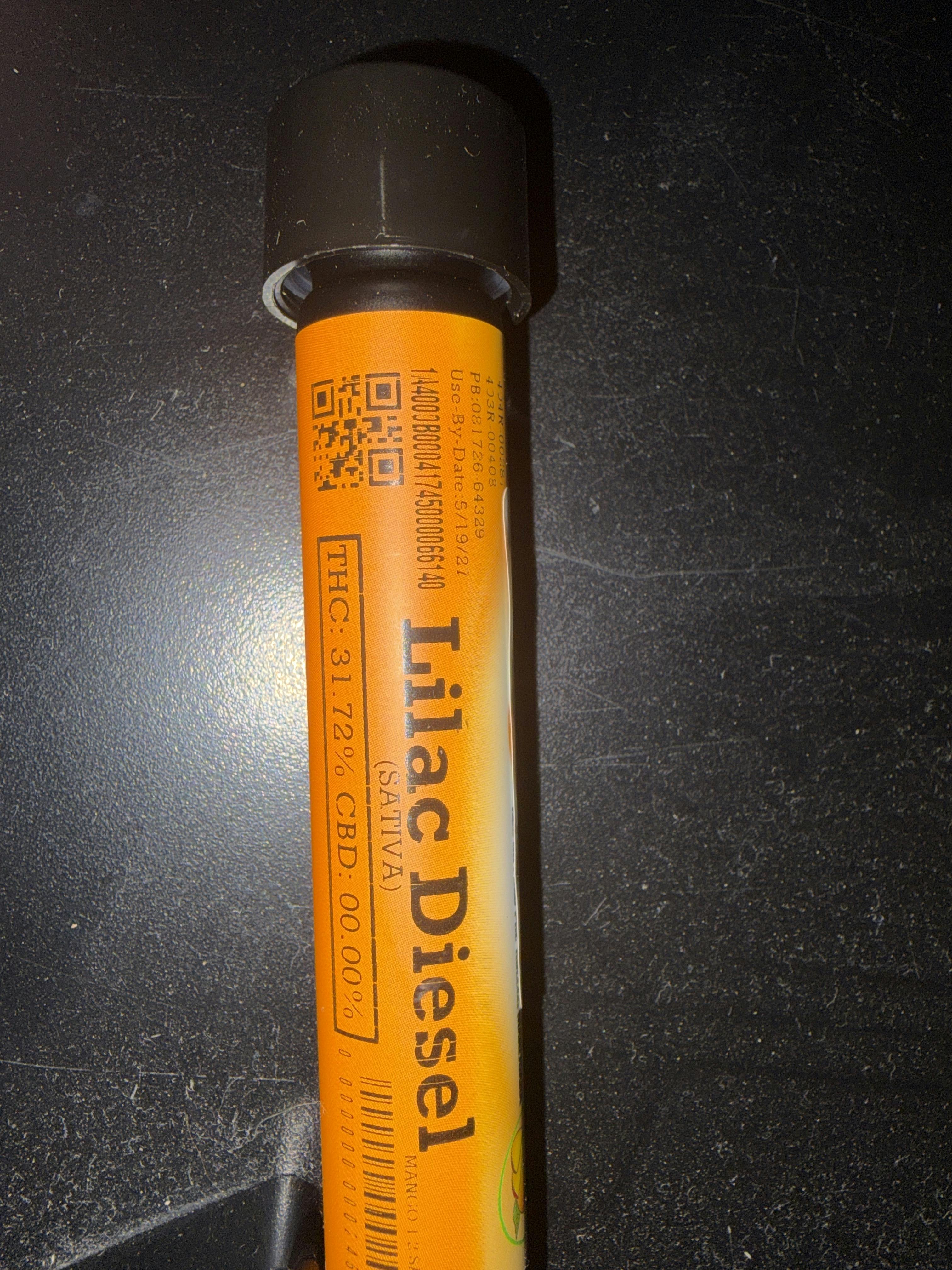 CB- Infused Pre-Roll Mango (Lilac Diesel) (S) 1.2g