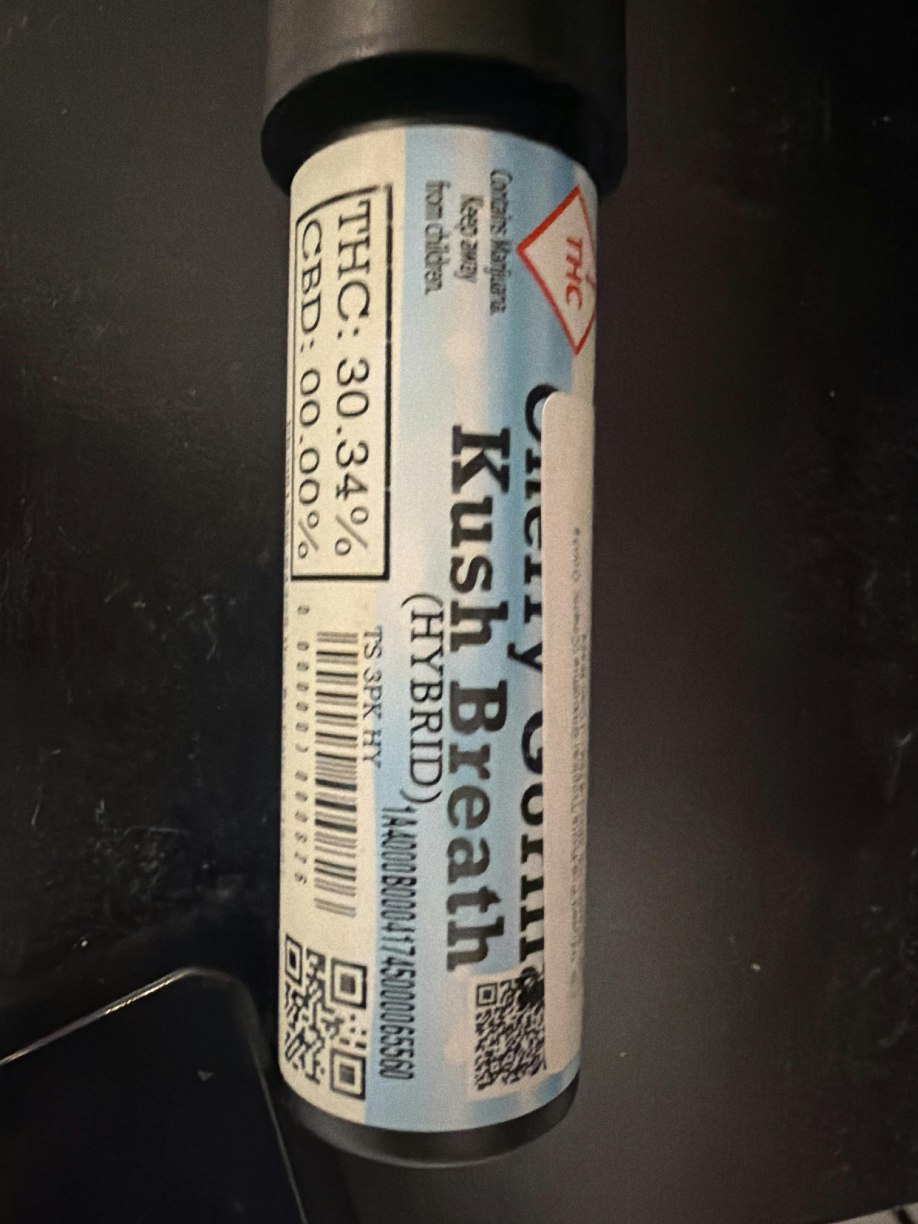 CB- Infused Pre-Rolls Tropical Smoothie (Cherry Gorilla Kush Breath) (H) 3PK 1.875g