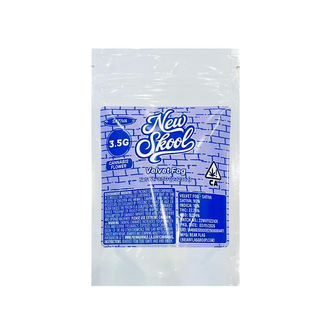 NEW SKOOL - VELVET FOG - 3.5G - 3.5 grams