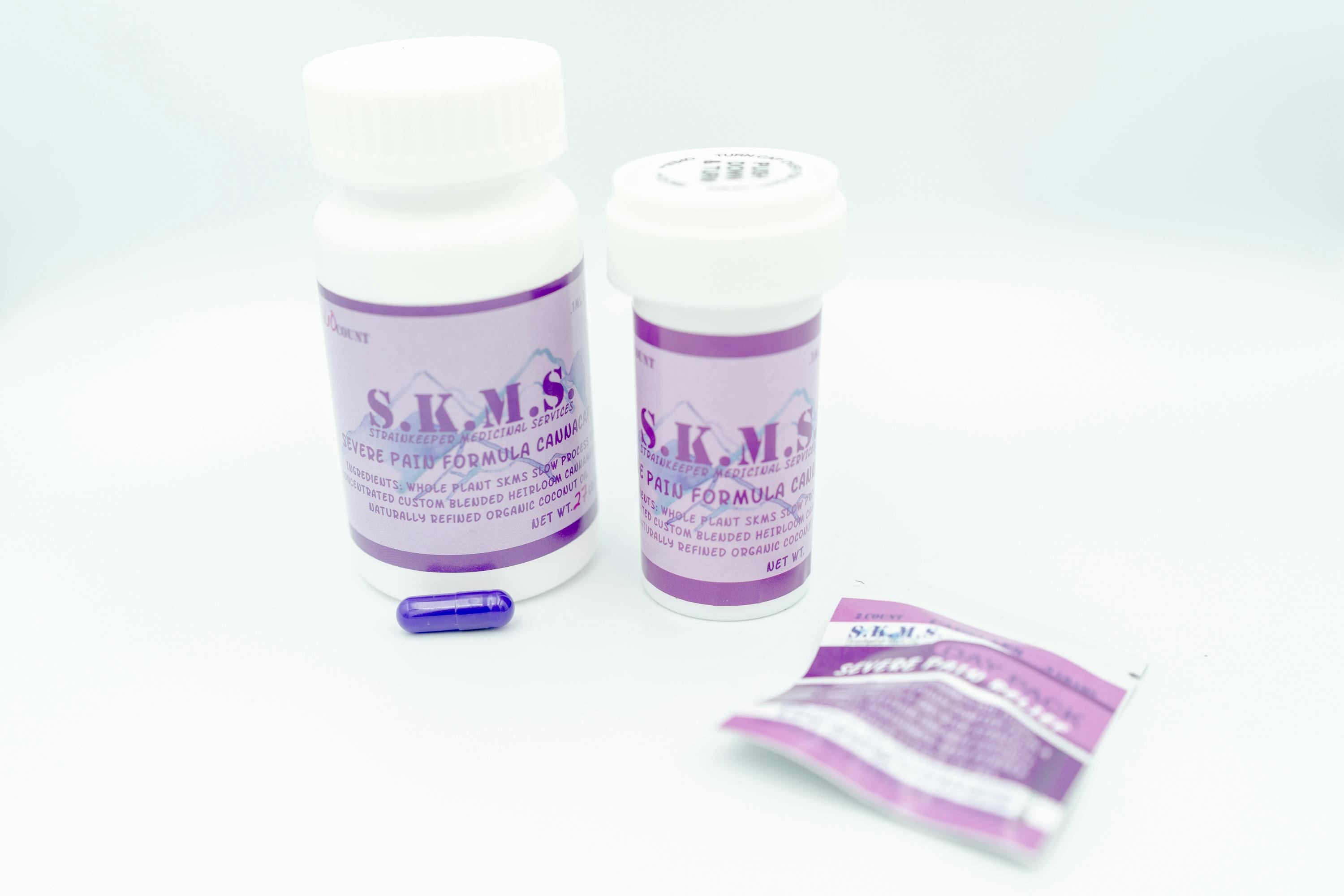 SKMS 60 CT Purple Severe Pain RSO Capsules