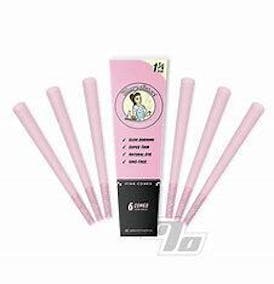 Blazy Susan 1 1/4 Pre Rolled Cones 6 Pack (Purple or Pink)