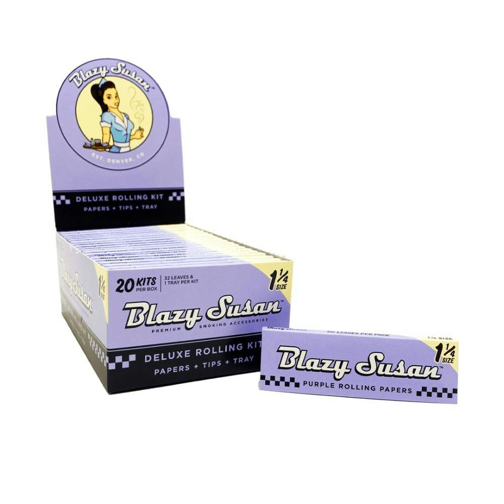 Blazy Susan 1 1/4" Purple Papers 50 Leaves at The Stoned Moose Adult Use AND Medical Stores
