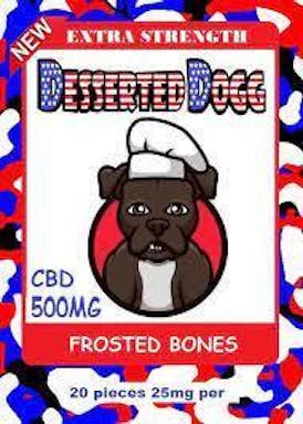 Frosted Bones 500MG CBD Dog Treats | Desserted Dogg
