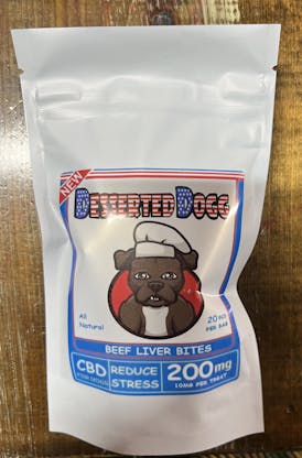 Beef Liver Bites 200MG CBD Dog Treats | Desserted Dogg