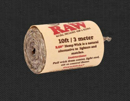 RAW - Hemp Wick 10ft