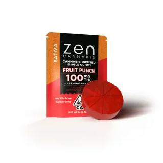 Fruit Punch Sativa Single Gummy
