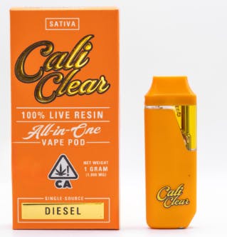 Cali Clear Diesel — Cali Clear Diesel Live Resin All-In-One 1G