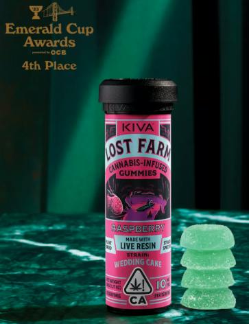 Lost Farm Gummies Raspberry Wedding Cake 100mg